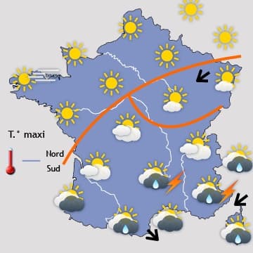 Temps estival jusqu'à mardi