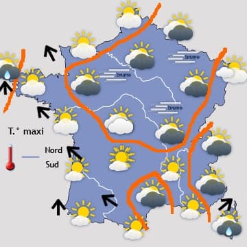 Week-end très agité avec pluie et vent 