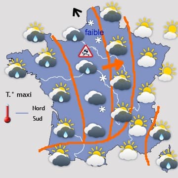 Neige et froid vif en vue... 