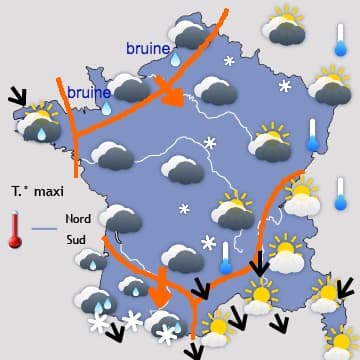 Dimanche très agité puis retour d'un peu de neige