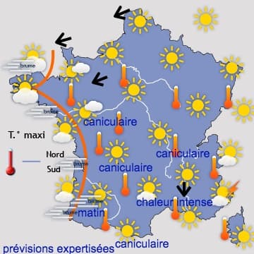 Samedi encore éprouvant avant une régression de la chaleur