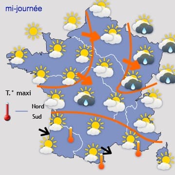 Pas de pluies significatives pendant plusieurs semaines 