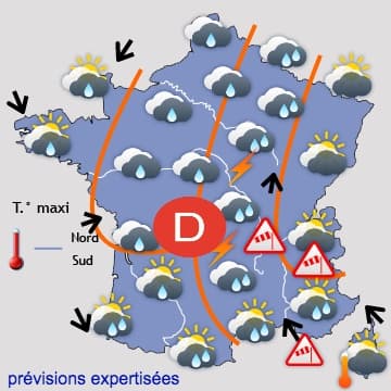 2eme épisode méditerranéen encore plus marqué en vue