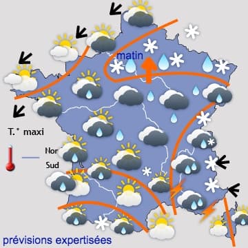 Semaine temporairement beaucoup plus calme et froide 