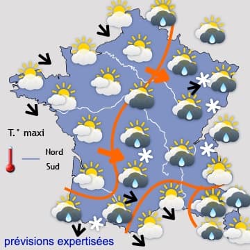 Retour temporaire du calme et de l'anticyclone 