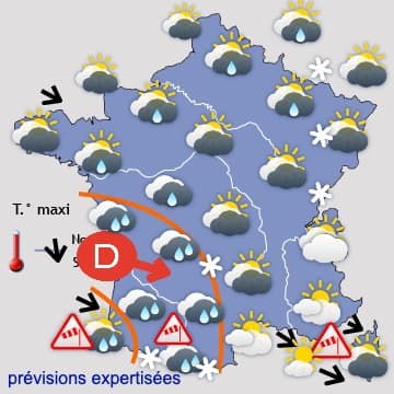 Perturbé jusqu'à ce week-end, puis un peu plus calme 