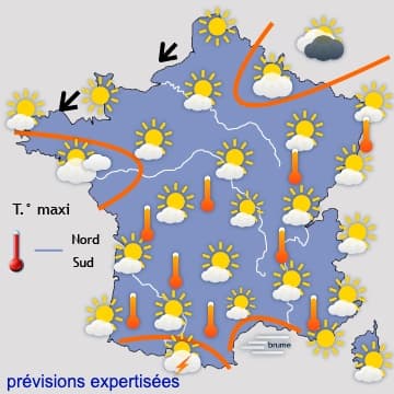 Semaine très agréable au nord, plus étouffante au sud 