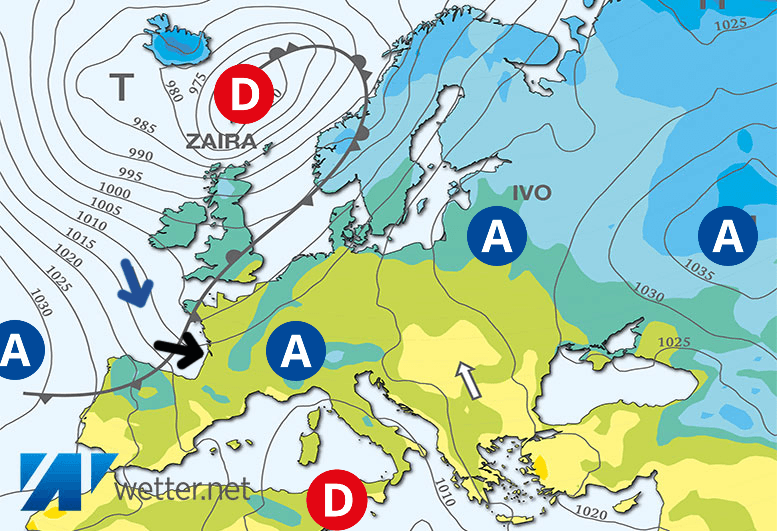 Carte de prévisions d'europe du Jeudi 29 février 2024