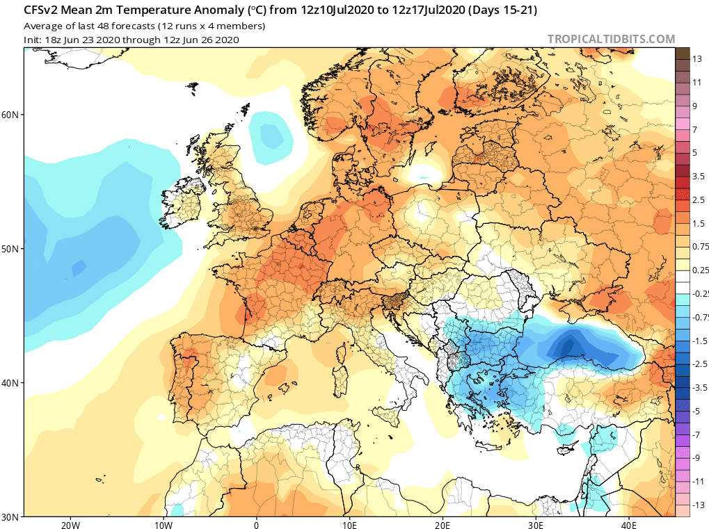 Image d'illustration pour Tendance à long terme  - Vers le retour de conditions estivales?