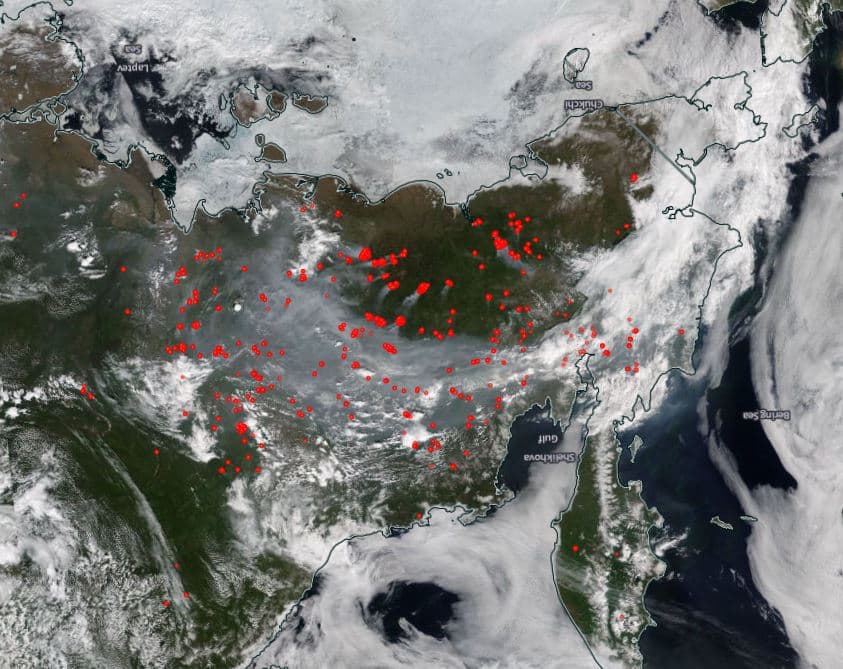 Image d'illustration pour Violents incendies en Californie - quelles conséquences pour le climat?