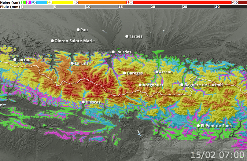 Image d'illustration pour Les conditions d'enneigement pour les vacances de février