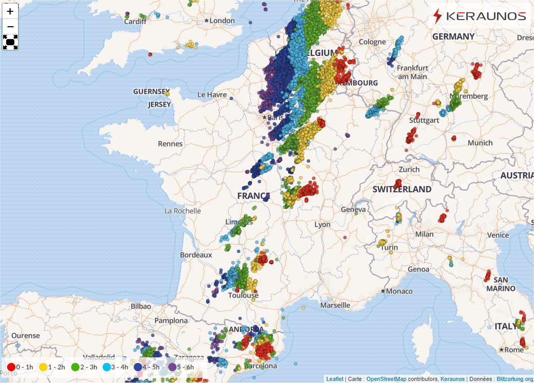 Image d'illustration pour Premiers orages printaniers de la saison dans les prochains jours